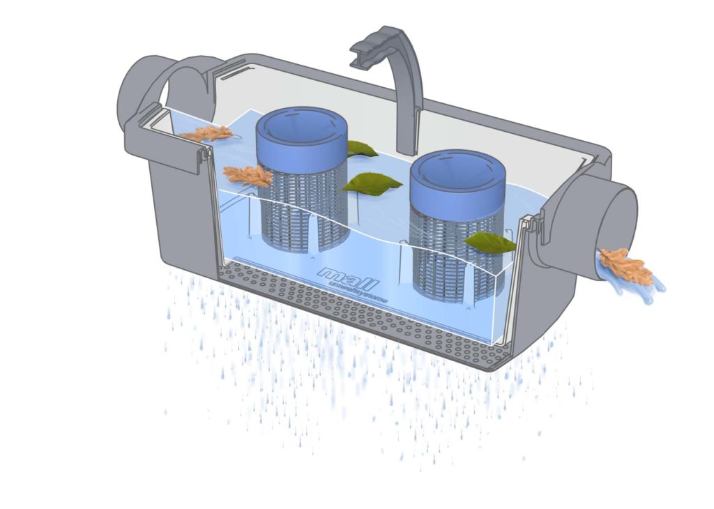 Recuperator collector rainwater zinc ø 100 new 🇫 🇷 