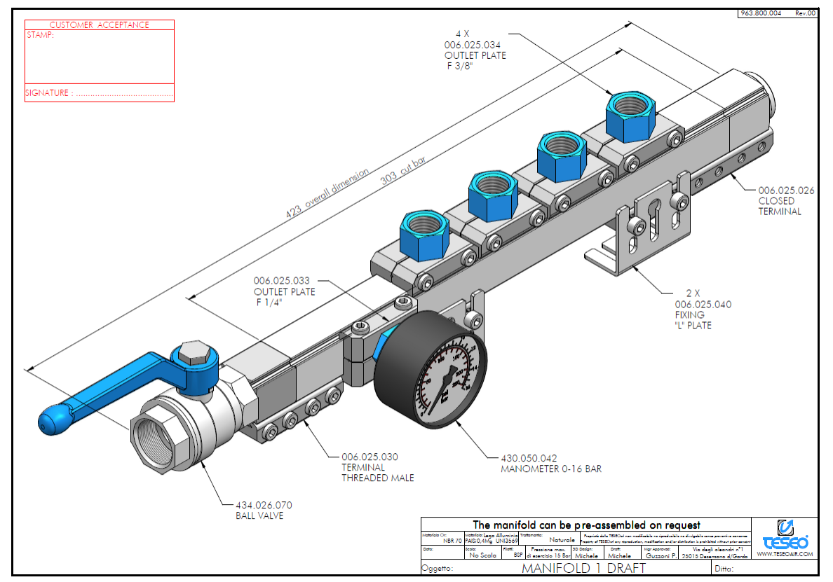 aluminium manifold